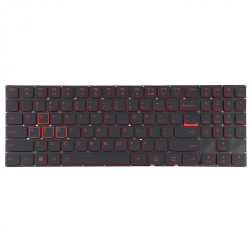 Clavier Version US avec rétroéclairage pour Lenovo Y520 Red Word SH64031491-35