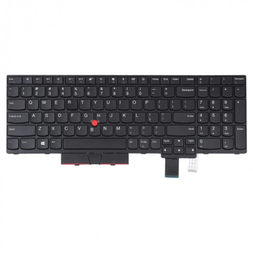 Clavier Version US avec pointage pour Lenovo Thinkpad T570 T580 (noir) SH802A1013-35