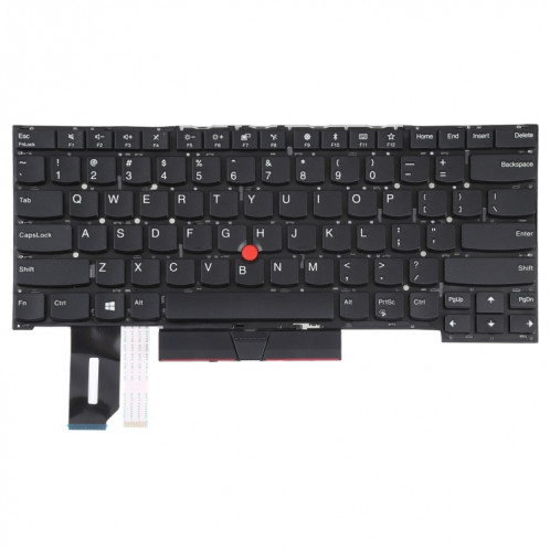 Clavier Version US avec pointage pour Lenovo Thinkpad T490S (noir) SH806A611-35