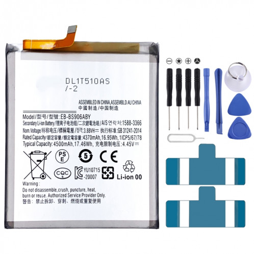 4500mAh EB-BS906ABY pour batterie Li-polymère Samsung Galaxy S22+ SH95081189-34