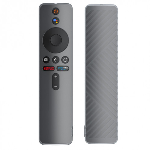 Pour Xiaomi MiBox S Housse de protection en silicone de couleur unie (transparente) SH901A268-33