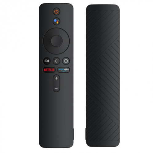 Pour Xiaomi MiBox S Housse de protection en silicone de couleur unie (noir) SH901B386-33