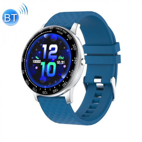 Ochstin 5H30 1,28 pouces HD écran rond bracelet en silicone montre de sport intelligente (bleu lac) SO501B574-39