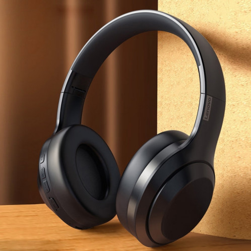 Lenovo TH10 sans fil Bluetooth Gaming Bass Music Sports Casque antibruit (noir) SL001B994-37