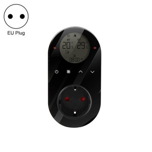 Thermostat LCD enfichable BHT12-CW avec WiFi, (noir) SH401A401-36