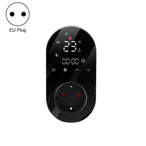 Thermostat LED enfichable BHT12-E sans WiFi, (noir) SH601A1555-37