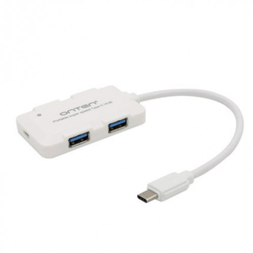 Station d'accueil HUB portable Onten OTN-9102 4 ports USB3.0 (blanc) SO101B656-34