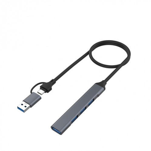 Onten OT-UCA9701 Station d'accueil HUB multifonctionnelle portable 2 en 1 à 4 ports SO95011615-33