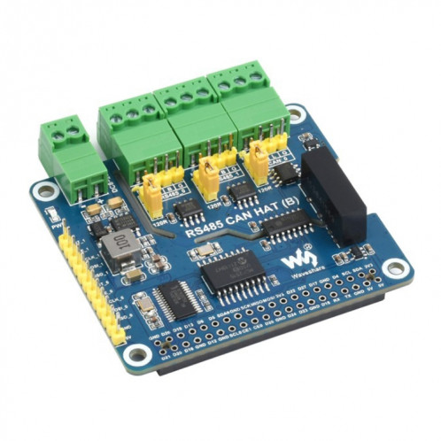 Waveshare Isolé RS485 CAN HAT Pour Raspberry Pi SW9550335-39