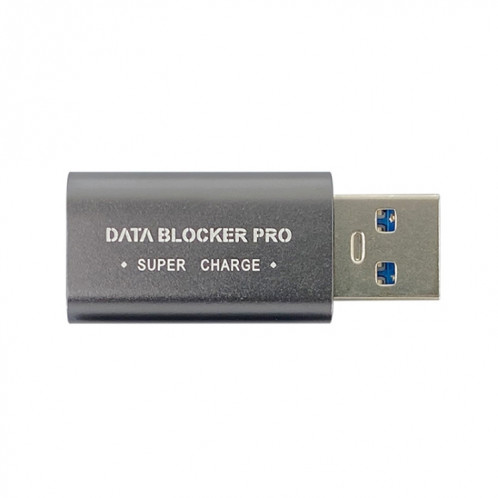 Connecteur de charge rapide du bloqueur de données USB GE06 (gris) SH201B217-34