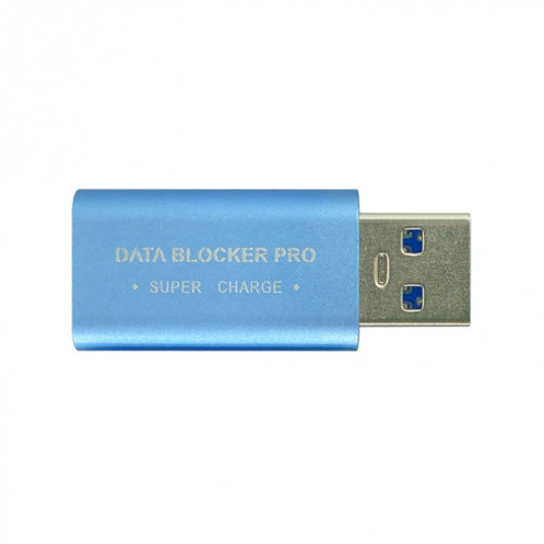Connecteur de charge rapide du bloqueur de données USB GE06 (bleu) SH201F1067-34