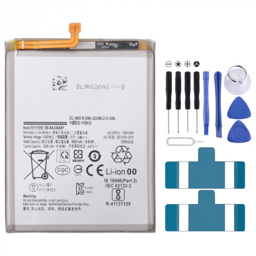 Pour Samsung Galaxy A53 SM-A5360 / A33 5G 5000mAh EB-BA336ABY Remplacement de la batterie SH49061291-34