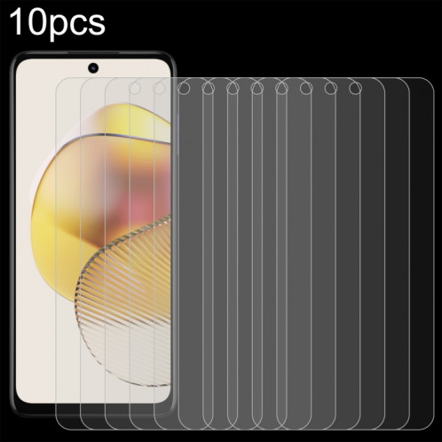Pour Motorola Moto G73 10 pièces 0.26mm 9H 2.5D Film de Verre Trempé SH80041504-36