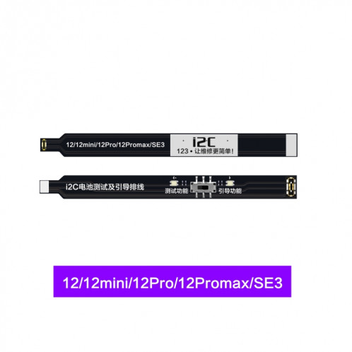 Pour iPhone 12 mini / 12 / 12 Pro / 12 Pro Max / SE3 i2C Batterie Boot Strap Test Flex Cable SH460431-36
