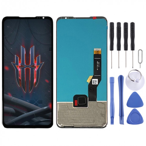 Écran LCD AMOLED pour ZTE Nubia Red Magic 6s NX669J avec numériseur complet (noir) SH103A1719-35