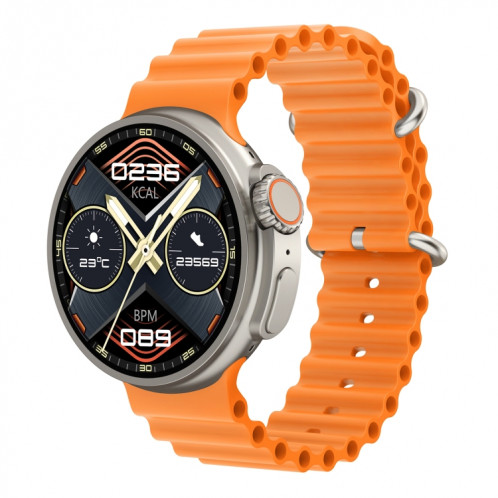 K9 Ultra Pro 1,39 pouces Bande de silicone IP67 Étanche Smart Watch Support Bluetooth Call / NFC (Orange) SH401C783-310