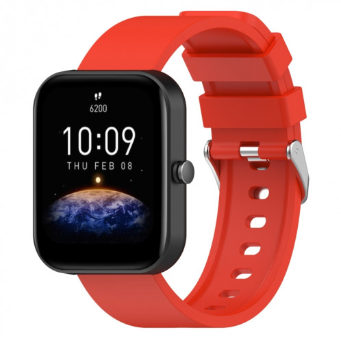 Pour le bracelet de montre en silicone OnePlus Nord Steps Style (rouge) SH601D1545-37