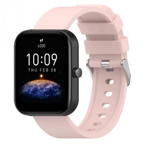 Pour le bracelet de montre en silicone OnePlus Nord Steps Style (rose clair) SH601I1376-37