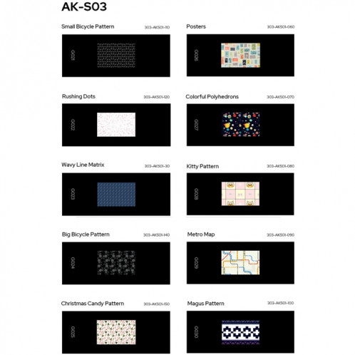 Godox AK-S03 Ensemble de diapositives de collection de transparents 10 en 1 pour kit de projection Godox AK-R21 SG15031704-35