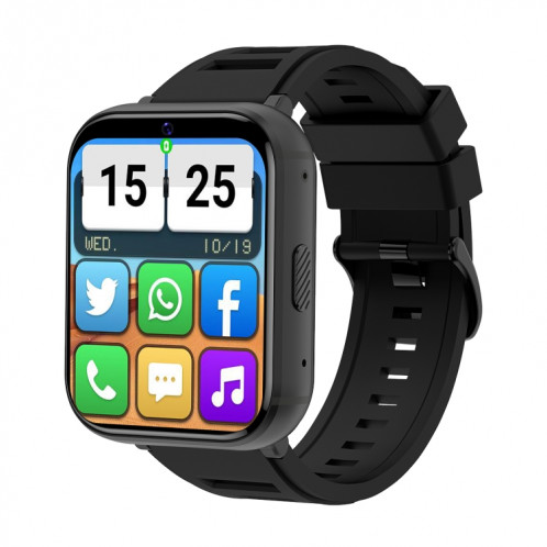 Q668 Écran 1,99 pouces 4G Smart Watch Android 9.0, spécification : 2 Go + 16 Go (noir) SH301A1538-313