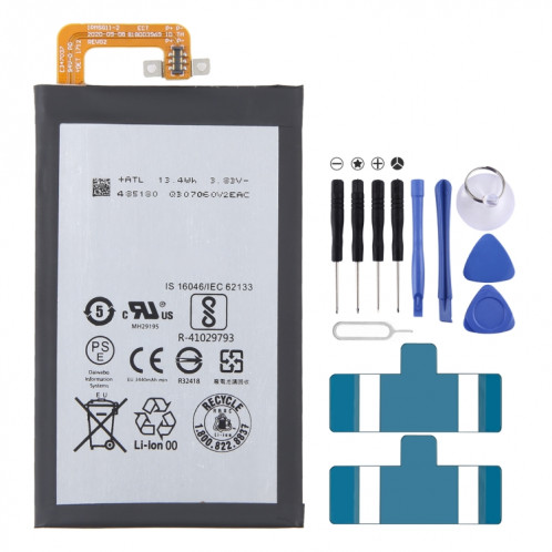 Pour Blackberry Key One / DTEK70 3440mAh Remplacement de la batterie BAT-63108-003 SH8104742-30