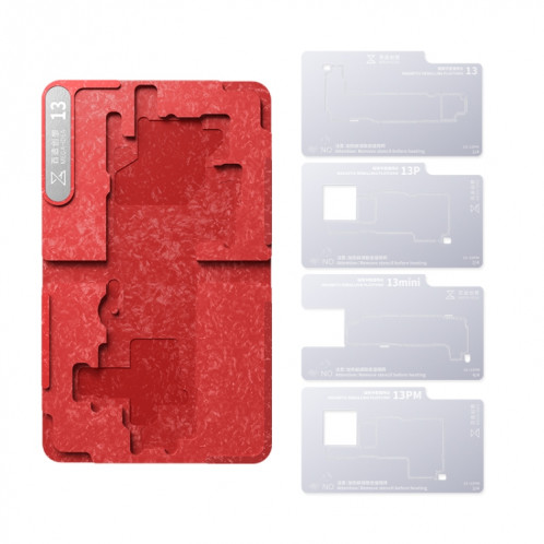 Pour iPhone 13 Series Qianli Mega-idea Plate-forme de reballage BGA de positionnement de cadre central multifonctionnel SQ0316799-310
