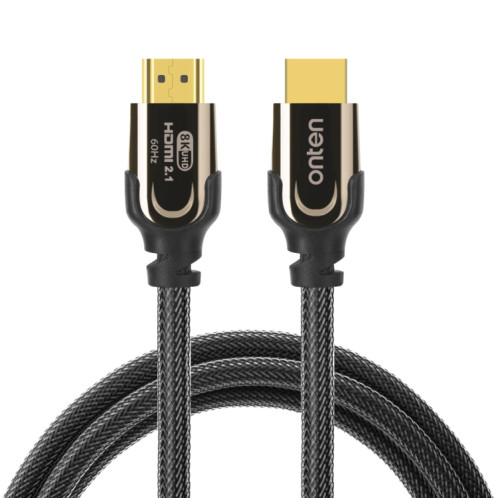 Câble audio Onten HD180 HDMI 2.1 version 8K HD, longueur : 2 m (noir) SO001A1042-35