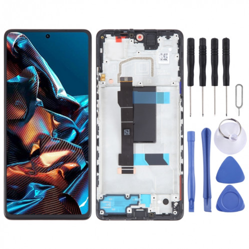 Écran LCD d'origine en matériau OLED pour l'assemblage complet du numériseur Xiaomi Poco X5 Pro avec cadre SH51121643-30
