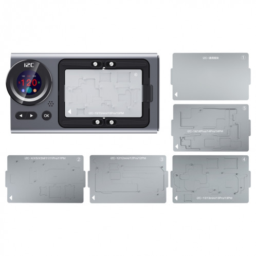 i2C T20 Plate-forme de chauffage à couche intermédiaire de carte mère intelligente pour la série iPhone X-14, prise: US SH92011222-313