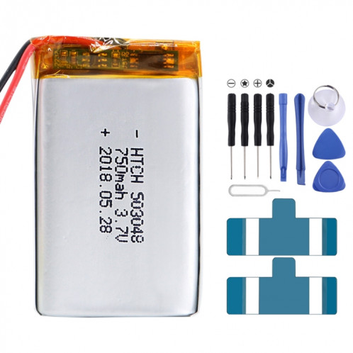 Remplacement universel de la batterie 2pcs, modèle: 503048 SH5809311-30