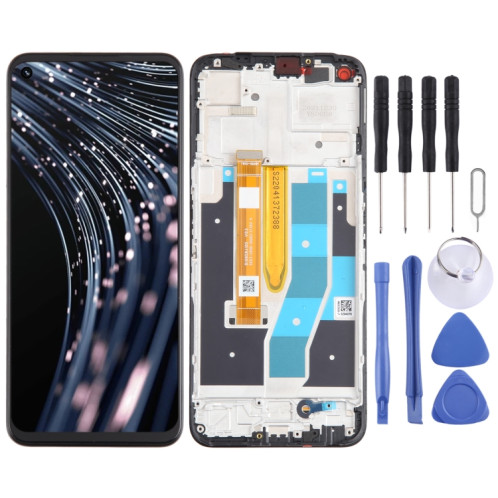 Pour Realme V25 OEM écran LCD pour numériseur assemblage complet avec cadre SH5006340-37