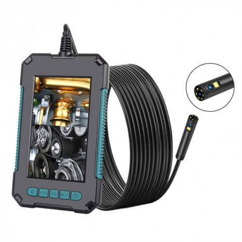 Endoscope numérique à double caméra P40 5,5 mm 1080P IP68 étanche 4,3 pouces, longueur : 2 m de câble dur SH78011545-38