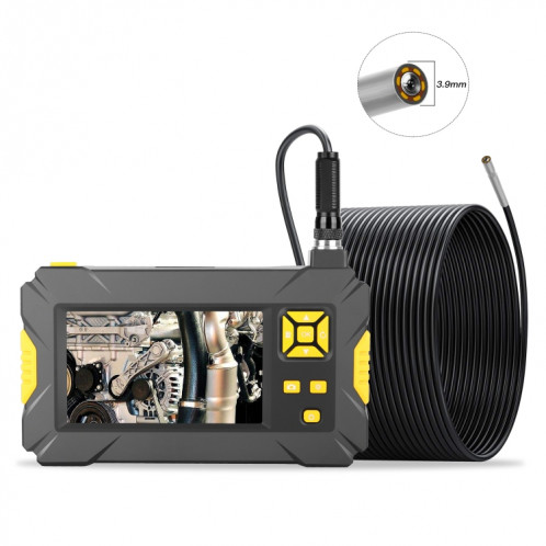 Endoscope numérique à double caméra P30 3,9 mm 1080P IP68 étanche à écran de 4,3 pouces, longueur: câble dur de 2 m (noir) SH201A81-311