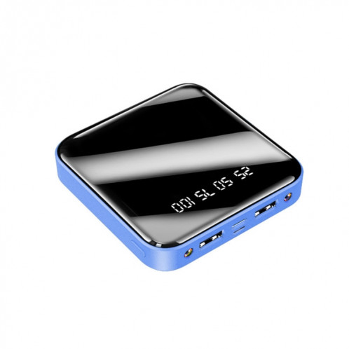 10000mAh Mirror Mini LED Digital Display Power Bank (Bleu) SH201C1252-37