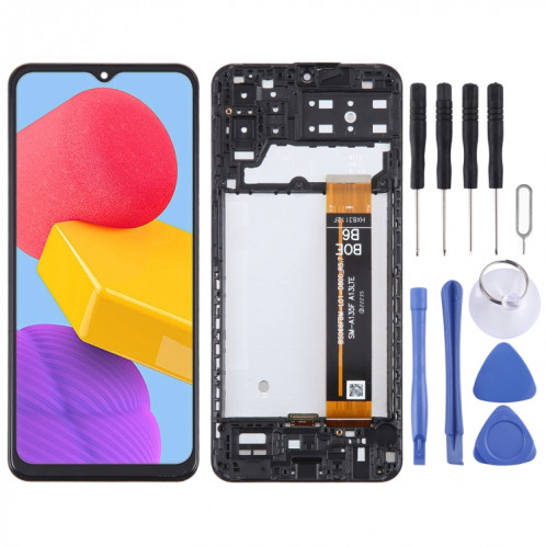 Écran LCD d'origine pour Samsung Galaxy M13 SM-M135F Assemblage complet du numériseur avec cadre SH0102517-37