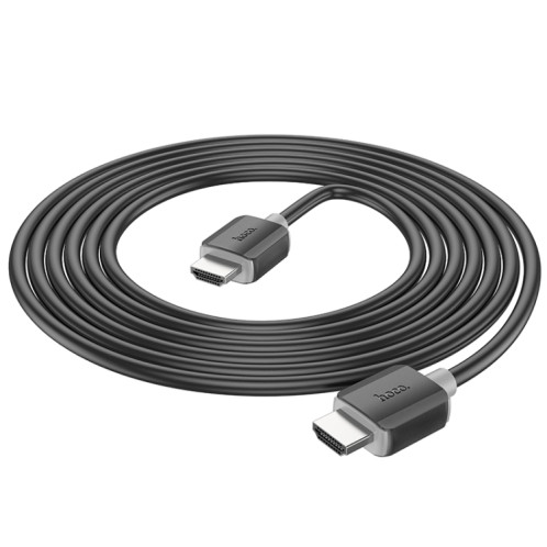 Câble de données hoco US08 HDTV 2.0 mâle vers mâle 4K HD, longueur du câble : 3 m (noir) SH903A1359-36