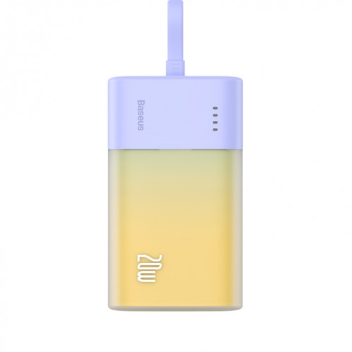 Baseus 5200mAh 20W 8 Broches Édition Popsicle Batterie Externe à Charge Rapide (Violet) SB901B1388-310