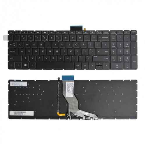 Pour clavier rétroéclairé pour ordinateur portable HP 15-CC / 15-CD / 15-CK US Version SH28051998-37