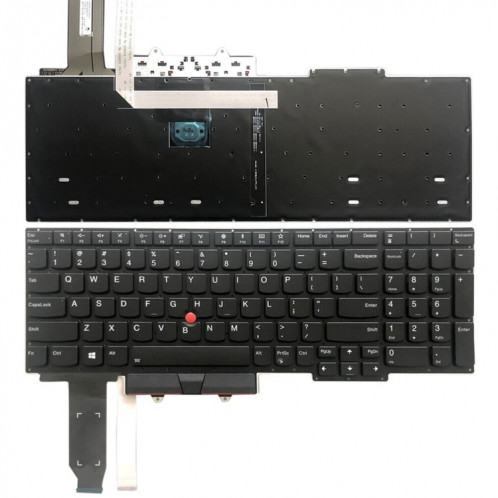 Pour le clavier d'ordinateur portable rétro-éclairé Lenovo Thinkpad E15 US Version SH74041473-36