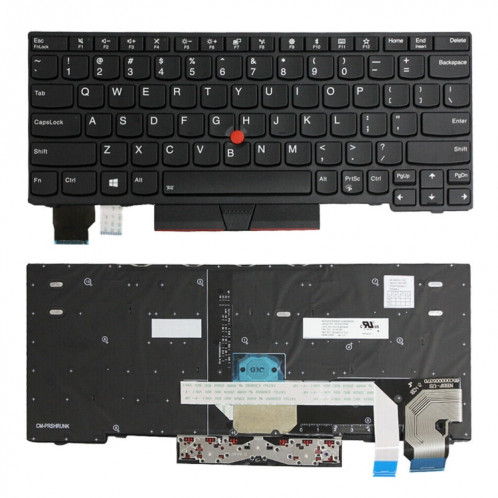Pour Lenovo Thinkpad X280 20KF / Yoga 20R5 US Version clavier d'ordinateur portable rétro-éclairé SH740751-36