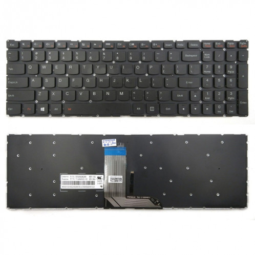 Pour clavier d'ordinateur portable rétroéclairé Lenovo IdeaPad 700-17ISK SH7602640-34