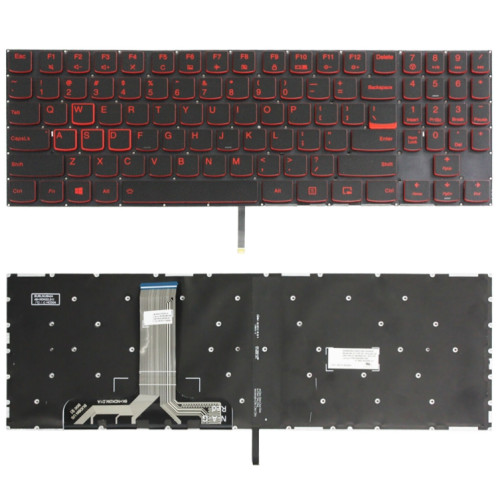 Pour le clavier d'ordinateur portable rétro-éclairé Lenovo Y520 US Version (mot rouge) SH901A128-37