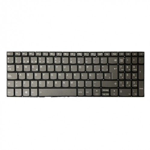 Pour Lenovo IdeaPad 320-15ABR / 320-15AST Version espagnole clavier d'ordinateur portable rétro-éclairé avec bouton d'alimentation et touche d'entrée SH5801600-36