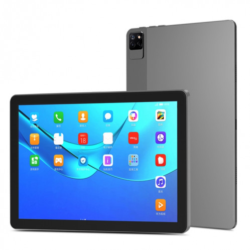 Tablette PC BDF P40 4G LTE 10,1 pouces, 8 Go + 128 Go, Android 11 MTK6755 Octa Core, prise en charge double SIM, prise UE (gris) SB601A350-310