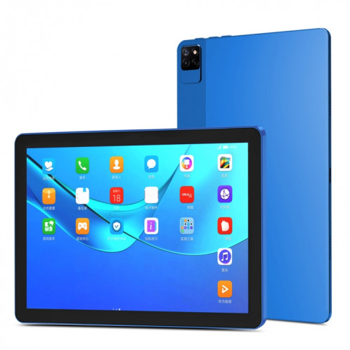 Tablette PC BDF P40 4G LTE 10,1 pouces, 8 Go + 128 Go, Android 11 MTK6755 Octa Core, prise en charge double SIM, prise UE (bleu) SB601B1012-310