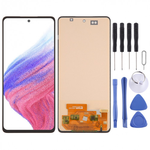 Pour Samsung Galaxy A53 5G SM-A536B Assemblage complet du numériseur d'écran LCD TFT, ne prenant pas en charge l'identification des empreintes digitales SH19021681-37