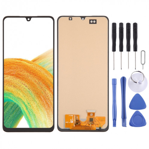 Pour Samsung Galaxy A33 5G SM-A336B Assemblage complet du numériseur d'écran LCD TFT, ne prenant pas en charge l'identification des empreintes digitales SH19031591-37