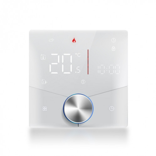 BHT-009GBLW Chauffage électrique WiFi Smart Home LED Thermostat (Blanc) SH402B171-313