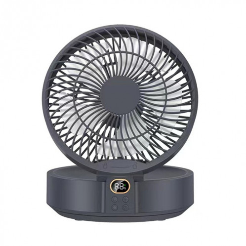 Ventilateur mural à tête pivotante WSK302 4000 mAh avec veilleuse (noir) SH001A991-37