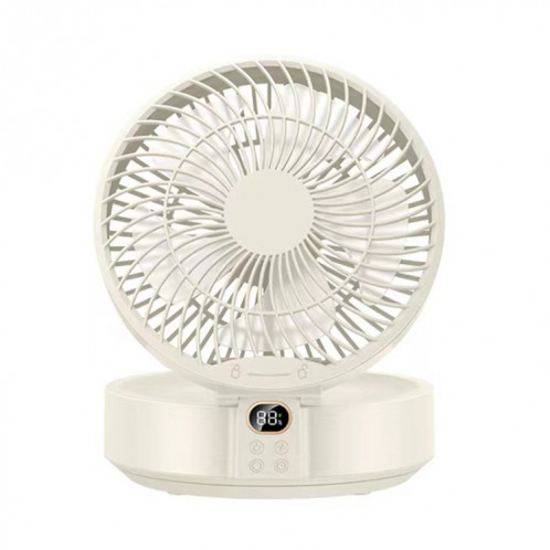 Ventilateur mural à tête pivotante WSK302 4000 mAh avec veilleuse (blanc) SH001C873-37